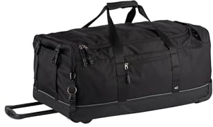 camel active Herren Connect Reisetasche mit Rollen Schwarz, Menswear-L