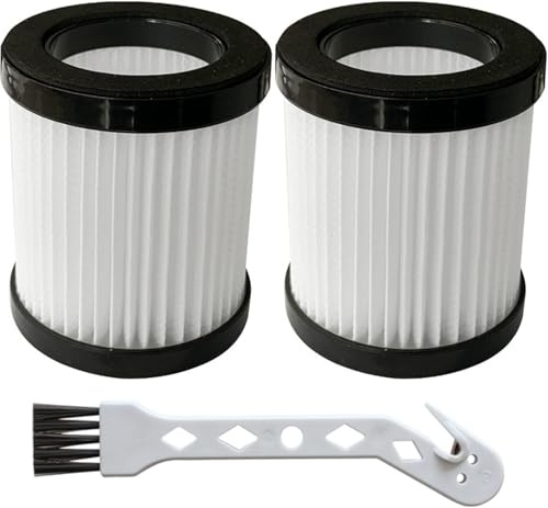 YUETTYY 2 waschbare, wiederverwendbare Filter für MOOSOO XL-618A schnurlosen Staubsauger, 10 kpa Saugkraft, 4-in-1-Handfilter