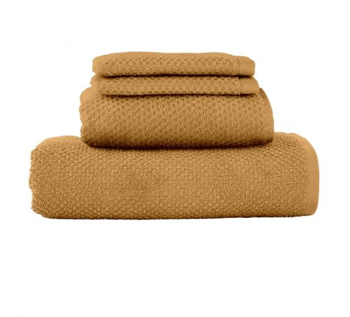 Lot 2 Serviettes de Bain et 2 Gants de Toilette