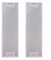 2 Stück Metall-Fettfilter, 525 x 162 mm, Dunstabzugshaube, Fettfilter für die meisten Dunstabzugshauben