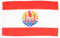 AZ FLAG – Lote de 2 banderas de polinesia francesa – 150 x 90 cm – Bandera polinesia – Francia – 100% poliéster con ojales metálicos integrados