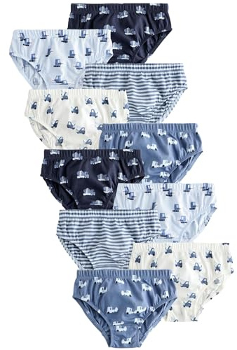 NEXT Jungen 10er-Pack Unterhosen Blue Transport Numeric_122-numeric_128