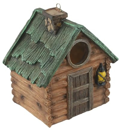 Helilyco Harz Vogelhaus Nest Gartendeko Winter Baum Hängende Innenhof Layout Kleine Vögel 153 x 125 x 177 cm