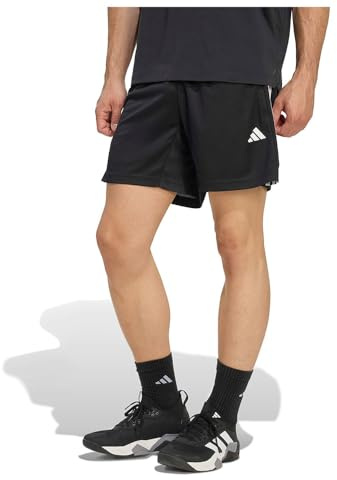 adidas Herren Shorts Workout Essentials Base 3-Stripes Pique Short 7inch