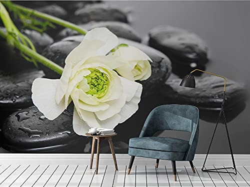 Fotomural Vinilo Pared Piedras Zen | Fotomurales | Fotomural pared | Fotomural Decorativo | Vinilo Decorativo | Varias Medidas 150 x 100 cm | Decoración comedores, salones | Diseño Elegante