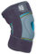 Prim NEOPRAIR | Rodillera envolvente | Rótula Abierta | Dolor articular/Bursitis/Tendinitis | Neopreno Tanspirable | Uso deportivo |Talla única | Color Gris y Azul