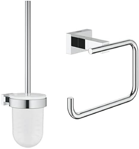 GROHE Essentials Cube | WC - Bürstenhalter | chrom | 40513001 & Essentials | Badaccessoires - WC-Papierhalter | 40507001