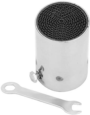 Keenso Motorrad Auspuffschalldämpfer, Universal 51mm Motorrad Auspuff Schalldämpfer Rohr Tipps Geräuschbeseitigung Motorrad Auspuff Schalldämpfer (Style 3)