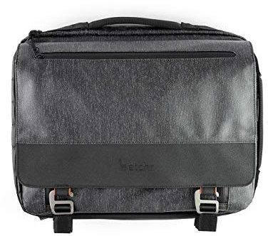 ETCHR Art Portfolio Case Folder Weatherproof Field Supply Bag Multifunctional Tool Art Satchel Portable Drawing Board Carrying Case Shoulder and Internal Straps for Drawing, Sketching & Painting