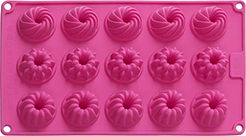 RBV Birkmann, 252875, Easy Baking, Mini-Gugelhupfform, 15-fach
