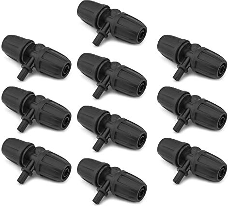 MroMax - Accesorios para césped con hebilla de bloqueo, conectores capilares para hidropónicos, tubos de goteo y sistemas de riego de jardín