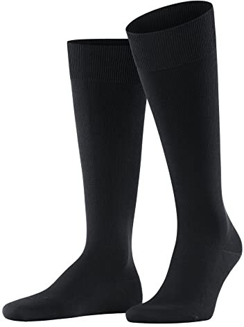 FALKE Herren Kniestrümpfe Ultra Energizing M Kh Baumwolle mit Kompression 1 Paar, Schwarz Black 3000, 39-40