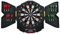 COSTWAY Dartautomat mit 27 Spiele mit 216 Variationen, Dartscheibe elektronisch, Dartboard LED Displays und Staubschutz, Turnierscheibe inkl. 12 Dartpfeile und Ersatzsspitzen