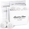 ALBEN Bundle: Magnetic Lint Bin for Laundry Room, Wool Dryer Balls, and Mesh Garment Bags - The Ultimate Lint Container for Laundry Room and More (Farmhouse White)