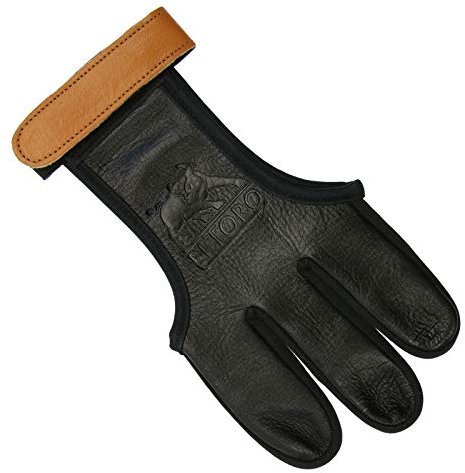elToro Prisma I - Schießhandschuh - Farbe: Braun - Größe: L; Zubehör Bogenschießen, Pfeil und Bogen, Bogensport, Handschuh