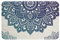 Loussiesd Boho Paisley Badematte 50x80cm Mandala rutschfest Badezimmerteppich Bohemien Blumen Zottelig Saugfähiger Badteppiche Exotisch Blumes Weich Lauschig Badvorleger für Wohnzimmer
