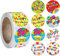 Happy Birthday Aufkleber, 500 Stück, selbstklebende Aufkleber, Paket, Scrapbooking, Aufkleber für Geschenke, Basteln, Umschlag, Versiegelung, Süßigkeiten, Kekse, Geburtstagsparty-Zubehör (Typ 1)