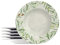 Tramontina - Assiettes plates rondes décorées porcelaine 28 cm Oliva. Lot de 6.