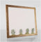 Colorello Deluxe Bilderrahmen Posterrahmen 60x90 cm Standard Formate Sonoma Eiche Dekor RW Weiss Kunstglas Antireflex