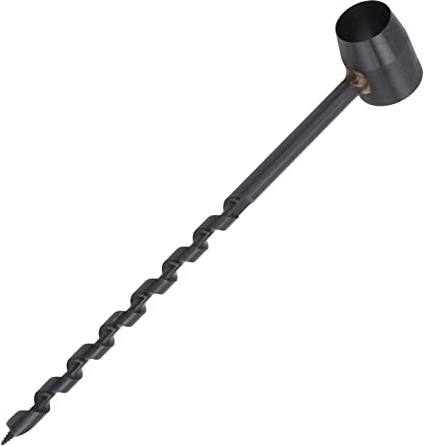 ViaGasaFamido Trapano a Coclea Manuale per Legno, Acciaio al Carbonio, Vite Autofilettante, 10-230 mm, Durevole per Lavorazione Legno e Campeggio