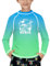 Jungen Langarm UV Shirt UPF 50+ Sonnenschutz Schnelltrocknend Rundhals Rashguard Beach Orange 130