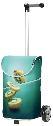 ANDERSEN Einkaufstrolley - Shopper Mix A05 | mit ergonischem 3-Wege-Griff, höhenverstellbar, aus Alu, bis 40 kg - Tasche Limited Edition, Seitenfach, Innenfach, 46 L