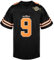 Phoneutrix Bobby Boucher #9 The Waterboy Adam Sandler Movie Mud Dogs Bourbon Bowl Fußball Trikot, Schwarz, Mittel