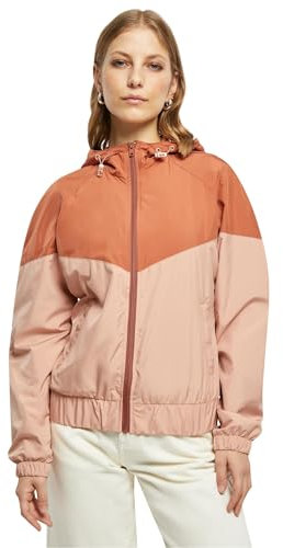 Urban Classics Damen Jacke Ladies Arrow Windbreaker terracotta/amber 4XL