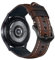 KeeFos 20mm Leder Armband für Samsung Galaxy Watch 7/6/5/4 40mm 44mm/Galaxy Watch FE/Watch 5 Pro 45mm, Lederarmband Ersatzband für Watch 6 Classic 43mm 47mm/Watch 4 Classic 42mm 46 mm - Dunkelbraun