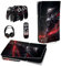 playvital Autocollant Protection pour ps5 Slim Standard Console, Sticker Skin pour ps5 Manette & Télécommande & Casque & Station de Charge,Disc Edition-Chevalier des Abysses