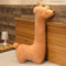 TRENSETGO 130cm Alpaka-Plüschtier, Kuscheltier mit langem Hals, Seitenschläferkissen, Heimdekoration, Stofftier, Cartoon-Tier, Lama, Geschenk für Freundin, Kinder, Freund, Liebhaber (Braun)