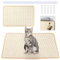 Kratzbretter Katze Kratzmatte Katze Wand Katzen Kratzbrett Sisalmatte 60 x 40cm Widerstandsfähig Katzenmöbel Fußmatte mit Selbstklebender Unterlage und 10 Spiralnägeln für Sofa Möbel Tür Kratzschutz