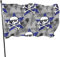 Hofflagge, Banner, Hipsters oder Emo, nahtloses Muster, 90 x 150 cm, robust, langlebigste Flagge, Nationalflagge, Outdoor-Flagge