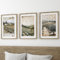 Eviepops Prints Olive Groves Landscape Set of 3 Unframed Wall Prints, Digitally Printed Painting Style, Lounge Bedroom Kitchen Home Décor, Stunning Italian Countryside, Rustic Design (A4)