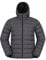 Mountain Warehouse Season Mens Padded Jacket - Water Resistant Puffer Coat, Lightweight, Warm, Lab Tested to -30C, Microfibre Filler - For Travelling, Walking Grey XXS