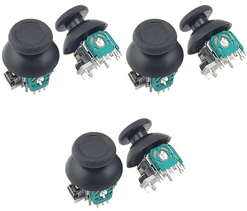 Pyugxab 3 Set 3D Daumen-Joystick links und rechts Wippe für / PS4Slim / Pro Thumb Rocker