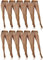sesto senso 10 Paires Collant Transparent Femmes Fille 8 DEN été 2 S Noir
