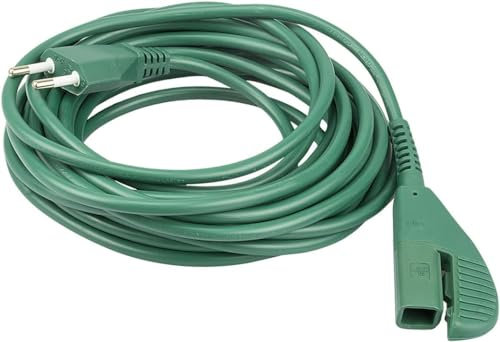 Avilia Cavo Adattabile per VK 135 - Filo Elettrico per Aspirapolvere, Compatibile Folletto, 10 metri, con 2 connettori Schuko, Diametro di 1.5 mm²
