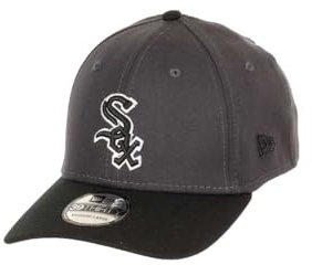 New Era Chicago White Sox MLB Two Tone Graphene Black Undervisor Gray 39Thirty Stretch Cap - S-M