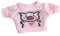perfk 15cm Plüsch Puppe Kleidung Cartoon Sammeln Unterhaltung Requisiten Puppe Pullover Puppe Kleidung, ROSA