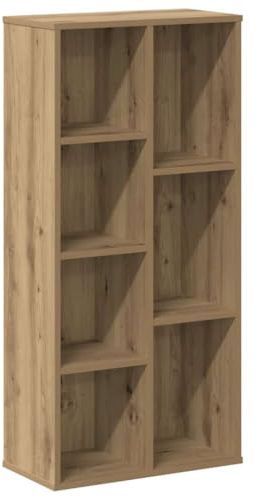 vidaXL Bücherregal Artisan-Eiche 50x25x105 cm Holzwerkstoff