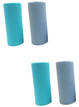 SEWACC 4 Stück 6 Poly Mesh Grünes Hochzeitsdekoration Usa Kostüm Rotes Tüllband Hochzeit Tischdekoration Tüllspule Esszimmertischdekoration Esstischdekoration Blaues