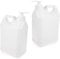 PACKOVE 3l Gallon Shampoo Jugs Pump Versatile Plastic Bottles for Shower Gel Lotion Leakproof Reusable