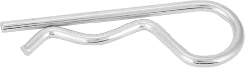 10 Stück Splint Sortiment B-Typ Splinte, Federstecker Splint 3,5x75mm | Verzinkt Sicherungssplint Splintverschlüsse für Maschinen Hydrauliksysteme Rasenmäher Anhänger