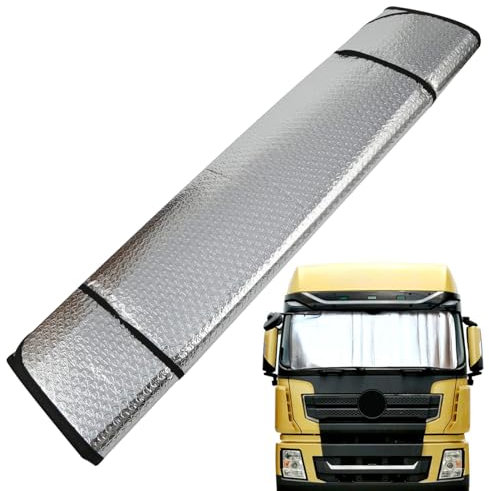 Protezione solare per parabrezza auto, protezione solare per camion, protezione UV per estate, sole, polvere, neve, , 220 x 80 cm