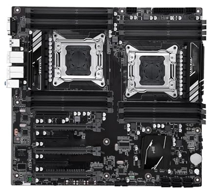 pc motherboard Fit For HUANANZHI X79 16D LGA 2011Motherboard Intel Dual CPU LGA 2011 REG ECC DDR3 1333 1600 1866MHz SATA3 USB3.0 E-ATX Witht VGA