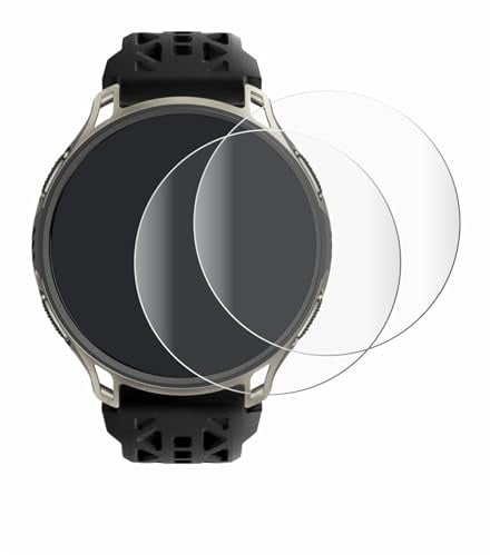 BROTECT 2 Stück Full-Cover Schutzfolie für Amazfit Cheetah 2 Pro Full-Screen Displayschutz-Folie [3D Curved, Anti-Fingerprint, Kristall-Klar]