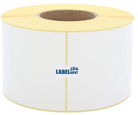 Versandetiketten DHL, DPD, Fedex, GLS, Hermes, UPS - 4x6 Zoll - 100 x 150 mm - 1.000 Thermo-Eco Papier Etiketten auf 1 Rolle(n) mit 76 mm Kern, Thermodirekt Etiketten selbstklebend, Trägerperfo.