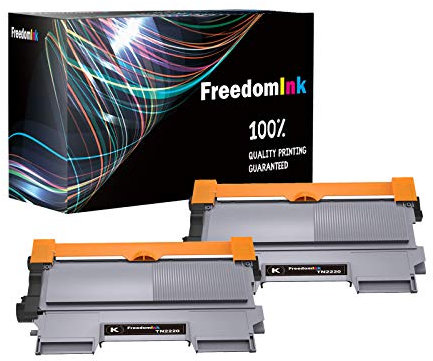 FreedomInk TN2220 Toner Kompatibel für Brother TN-2220 für Brother FAX-2840 FAX-2845 FAX-2940 HL-2240D HL-2240 HL-2250DN HL-2270DW DCP-7060D DCP-7065DN MFC-7360N MFC-7460DN MFC-7860DW (2 Schwarz )