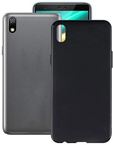 KJYF Schutzhülle Schale für TP-Link Neffos A5, Hülle Tasche Silikon Case Schwarz TPU Cover Bumper Anti-Kratzen Protective für TP-Link Neffos A5 - Schwarz